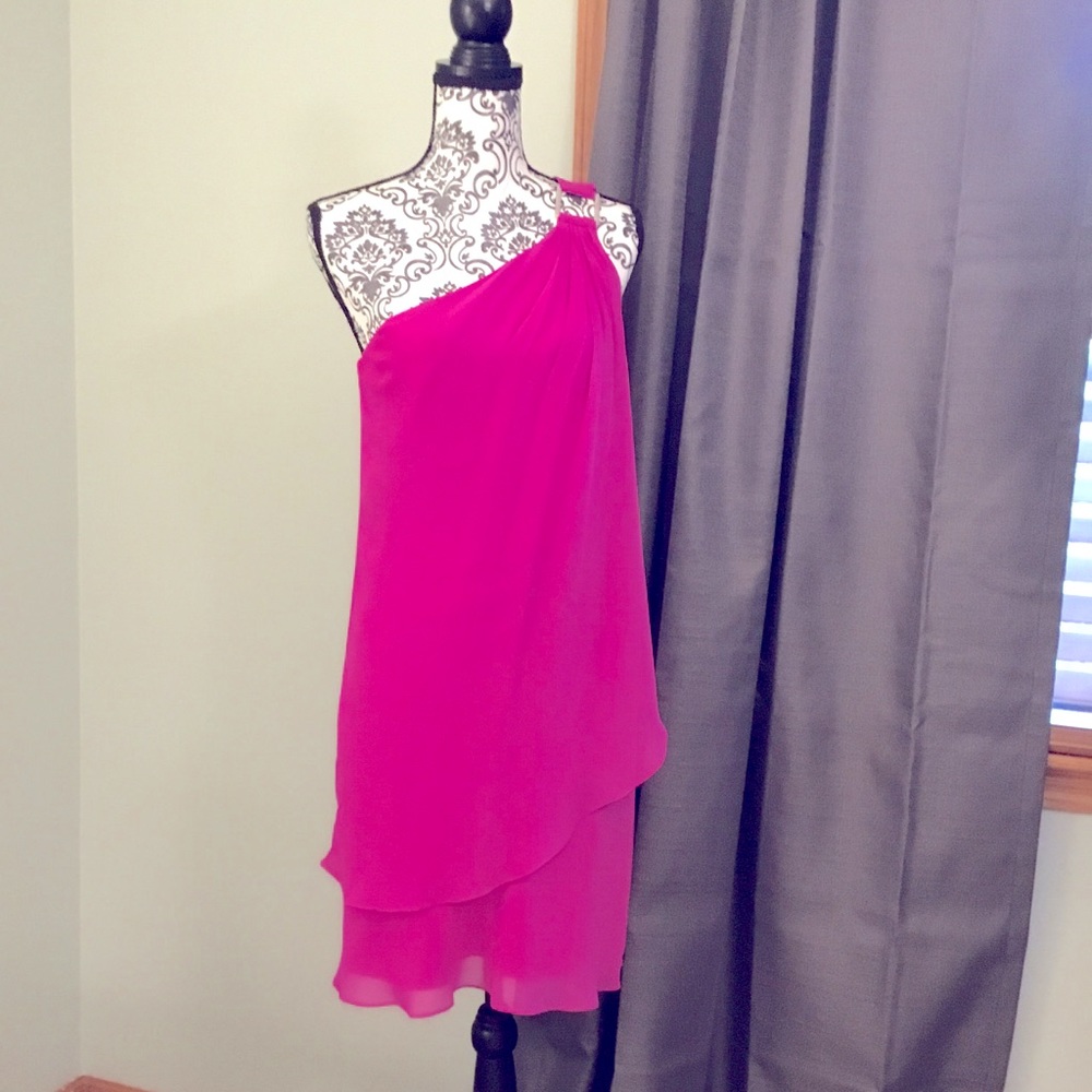 Laundry by Shelli Segal Magenta Dress - Size 8